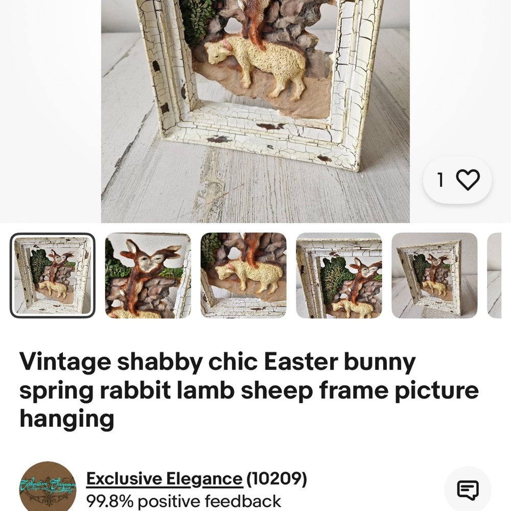 Vintage Shabby Chic Wood Rustic Animal Relief Wall Art - Picture 16 of 16